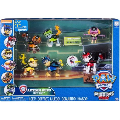 action pack pups paw patrol|paw patrol toys full set.